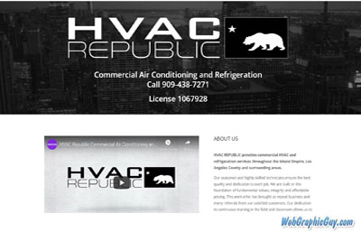 custom HVAC business websites